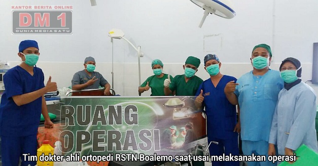 Pertama di Gorontalo, Pasien Ortopedi Sukses Jalani Operasi Hip Replacement di RSTN Boalemo