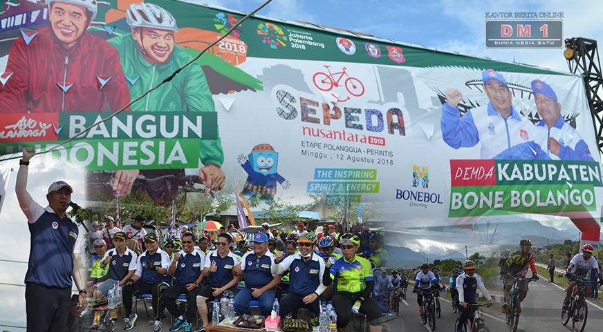 Sukseskan Kegiatan Jelajah Sepeda Nusantara, ASDEP Akui Hamim Pou Sebagai Bupati Berimajinasi Tinggi