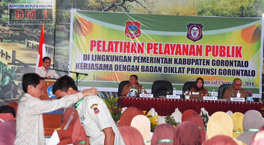120 ASN Kabupaten Gorontalo Ikuti Pelatihan Pelayanan Publik