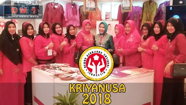 Ketua Dekranasda Boalemo Hadiri Pembukaan Pameran Kriya Nusa 2018