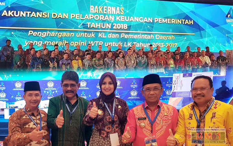 Bupati Darwis Hadiri Rakernas Akuntansi dan PKP 2018 di Jakarta