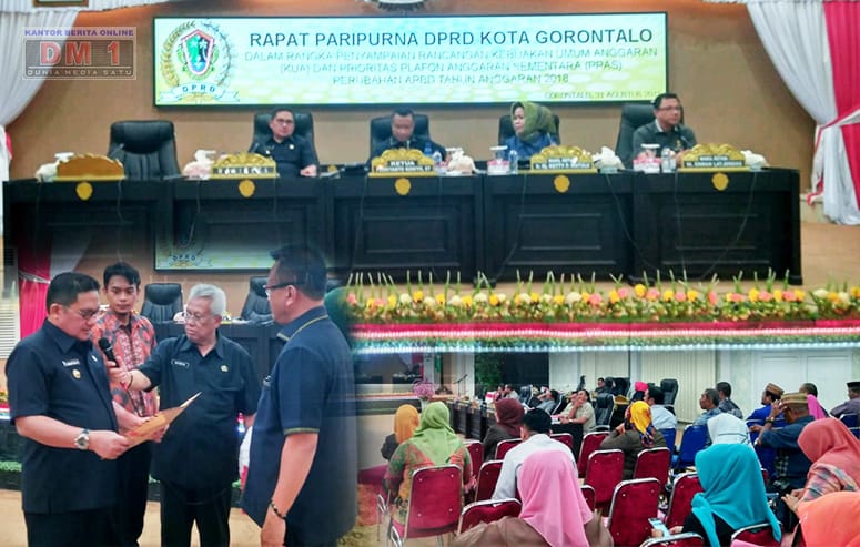 Rapat Paripurna DPRD Kota Gorontalo Bahas Perubahan APBD 2018