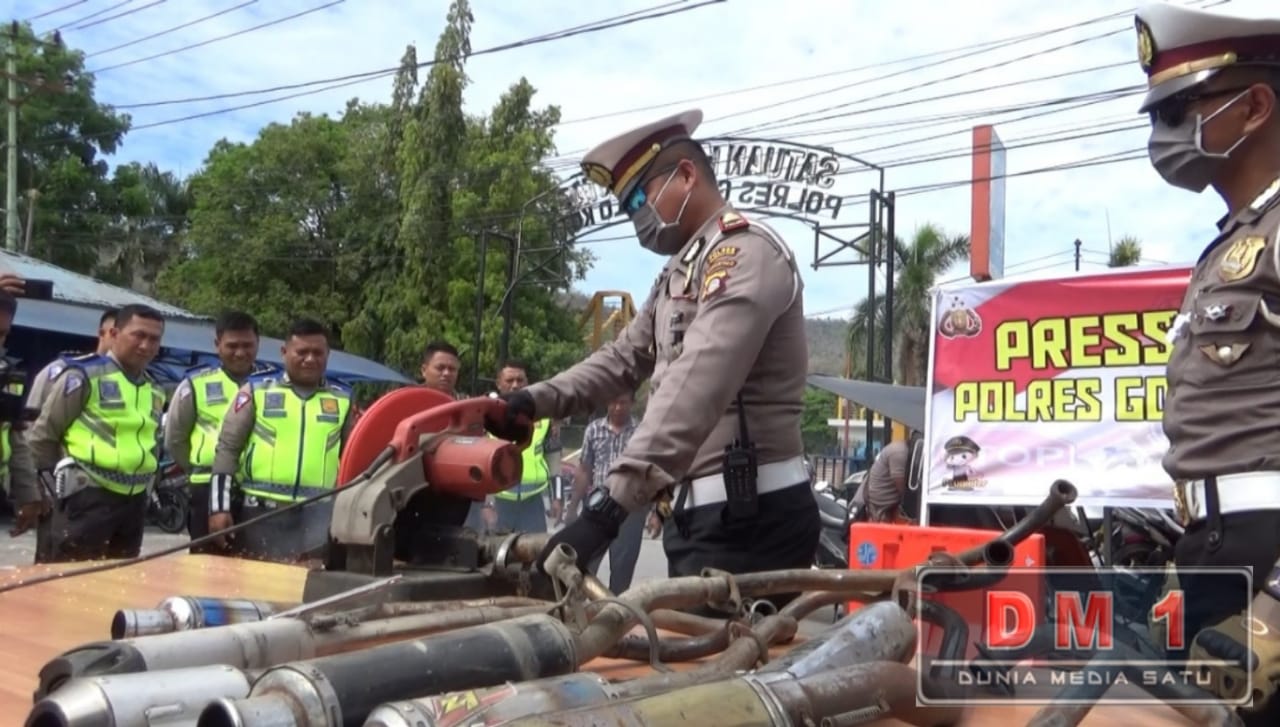 Selama 14 Hari, Satlantas Polres Gorontalo Kota Tilang 1.264 Pelanggaran