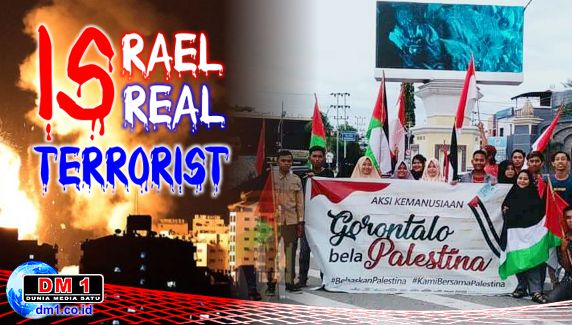 “Bantai” Warga Palestina, Gorontalo Suarakan Israel “Is Real Terrorist”