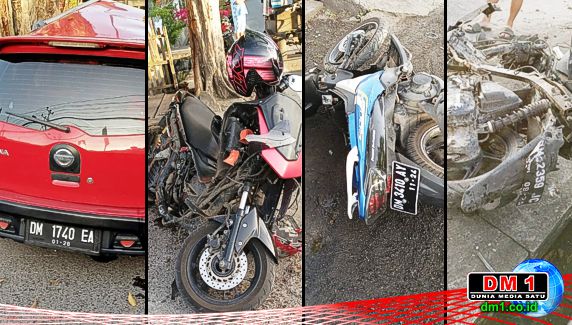 Kecelakaan Maut Pagi Tadi di Kota Gorontalo: 1 Mobil Livina Vs 3 Motor, 1 Tewas di Tempat